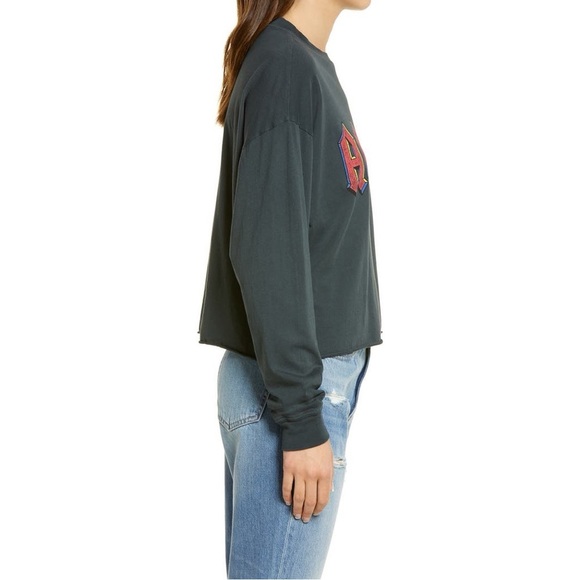 DAYDREAMER AC/DC Crop Graphic Sweatshirt - Picture 3 of 9